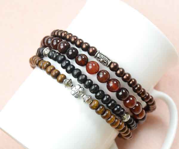 3 Ways to Weave Mens Beaded Bracelets